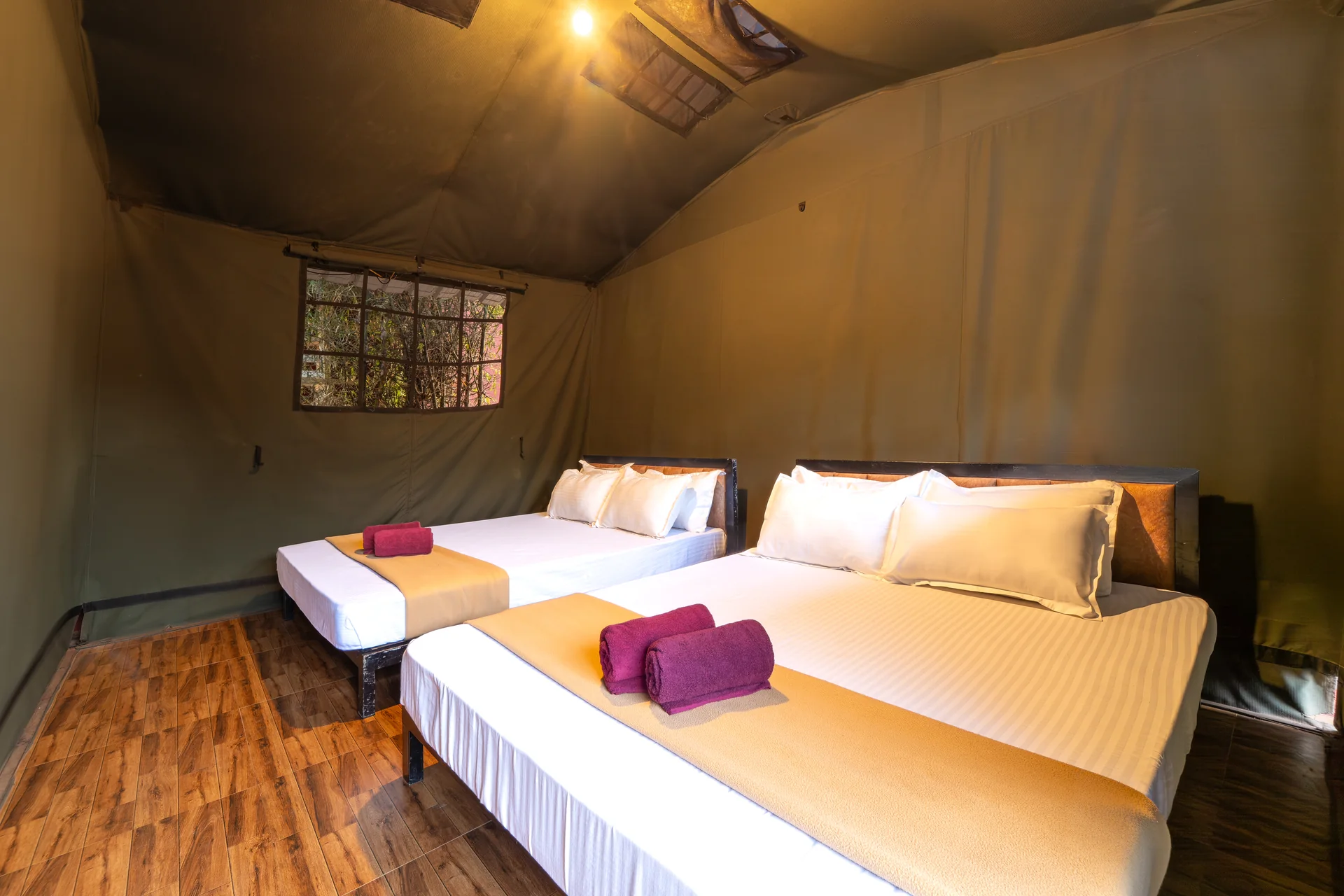 Inside a Commando Cottage at Nadi Teera, Dandeli